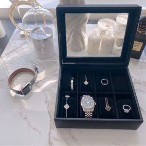 WOLF LEATHER WATCH BOX